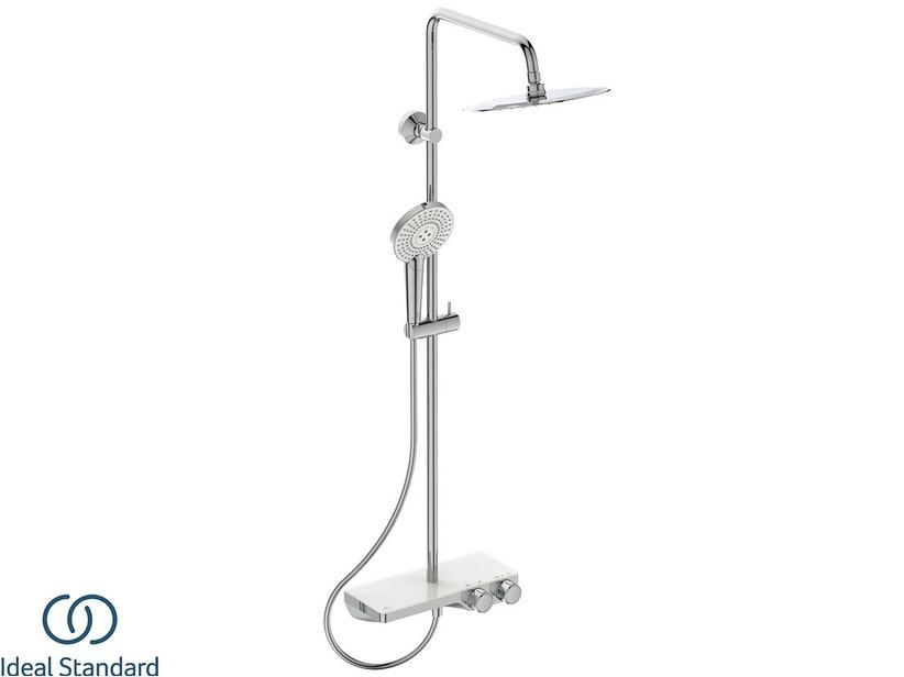 Colonne de douche Ideal Standard® S200 avec mitigeur thermostatique chrome | IperCeramica Colonne de douche Ideal Standard® S200 avec mitigeur thermostatique chrome | IperCeramica