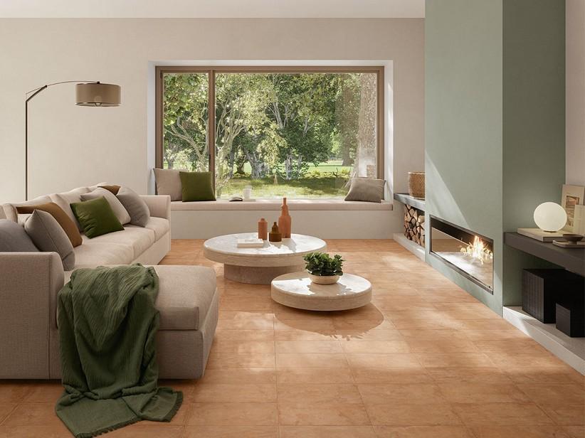 Carrelage Impruneta Oro 20,3x40,6 grès cérame effet terre cuite ocre | IperCeramica Carrelage Impruneta Oro 20,3x40,6 grès cérame effet terre cuite ocre | IperCeramica