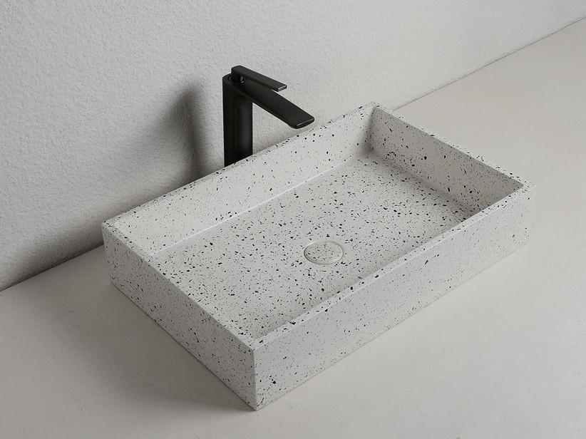 Vasque à poser Terrazzo 60x39xH12 cm | IperCeramica Vasque à poser Terrazzo 60x39xH12 cm | IperCeramica