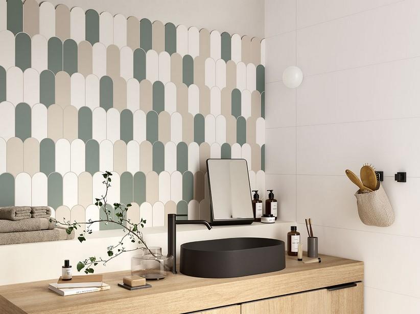 Revêtement mural Lollipop Mint 8x21,5 cm queue de paon vert | IperCeramica Revêtement mural Lollipop Mint 8x21,5 cm queue de paon vert | IperCeramica