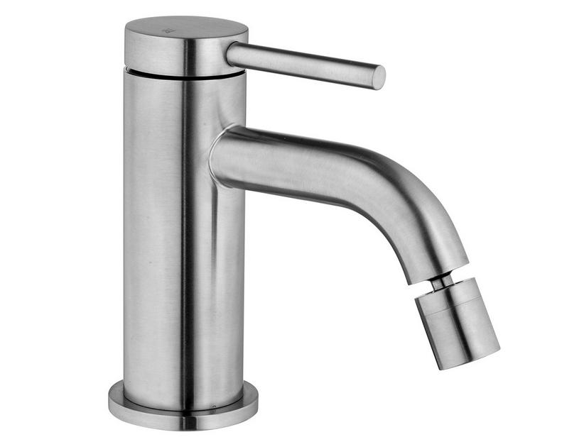 Mitigeur monocommande bidet Luxy Inox 316 sans bonde métal brossé | IperCeramica Mitigeur monocommande bidet Luxy Inox 316 sans bonde métal brossé | IperCeramica