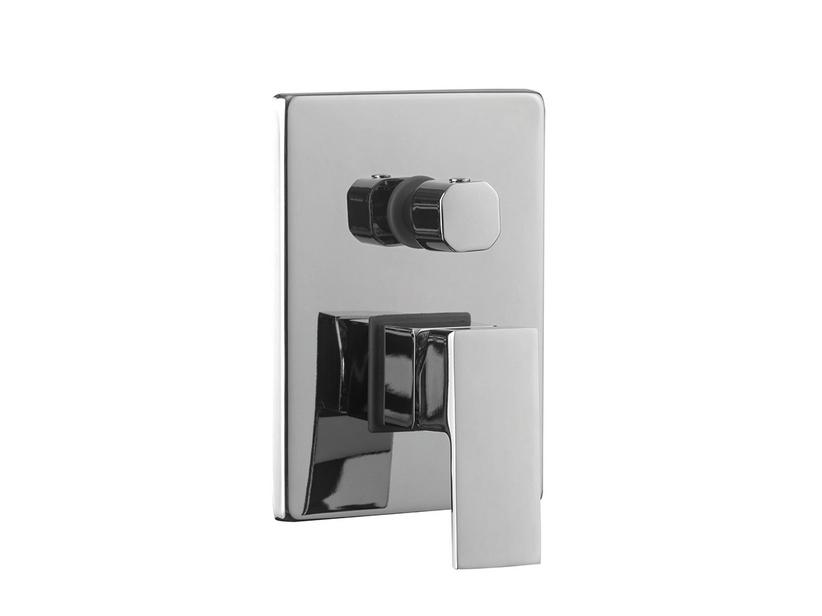 Mitigeur monocommande douche à encastrer avec inverseur 2 voies Mel carré chrome | IperCeramica Mitigeur monocommande douche à encastrer avec inverseur 2 voies Mel carré chrome | IperCeramica