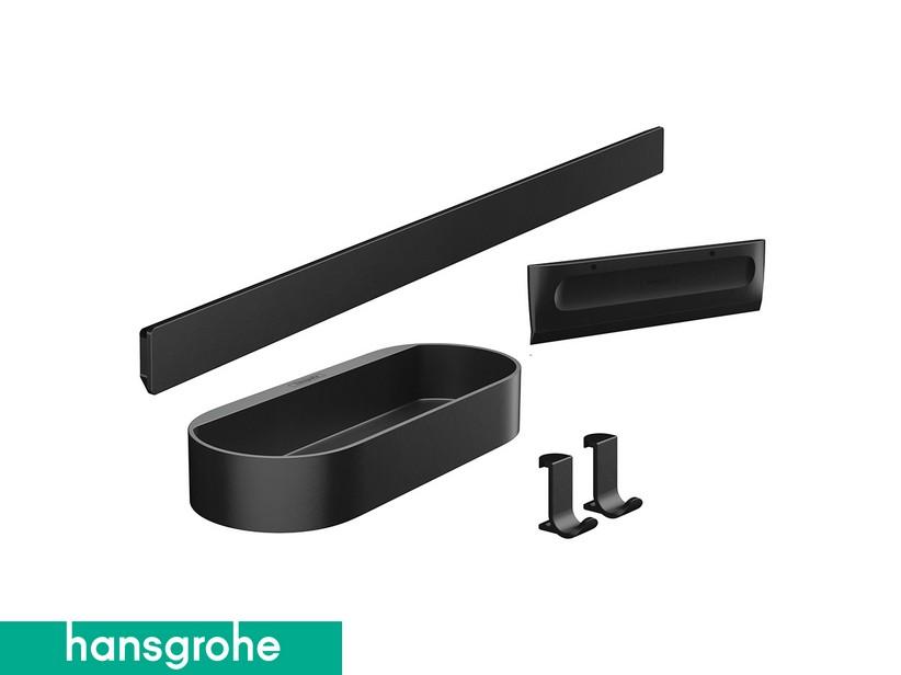 Accessoires pour douche Hansgrohe® WallStoris noir mat | IperCeramica Accessoires pour douche Hansgrohe® WallStoris noir mat | IperCeramica
