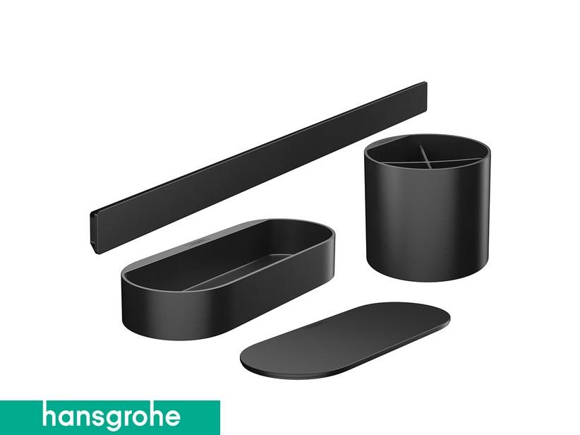 Accessoires pour salle de bains Hansgrohe® WallStoris noir mat | IperCeramica Accessoires pour salle de bains Hansgrohe® WallStoris noir mat | IperCeramica