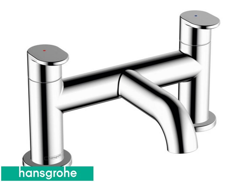 Mélangeur 2 trous bord de baignoire Hansgrohe® Vernis Blend chrome | IperCeramica Mélangeur 2 trous bord de baignoire Hansgrohe® Vernis Blend chrome | IperCeramica