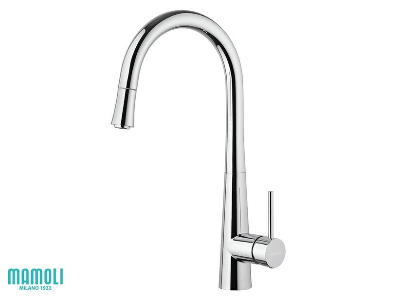 Mitigeur d'évier Pico avec douchette extractible finition chrome | IperCeramica Mitigeur d'évier Pico avec douchette extractible finition chrome | IperCeramica