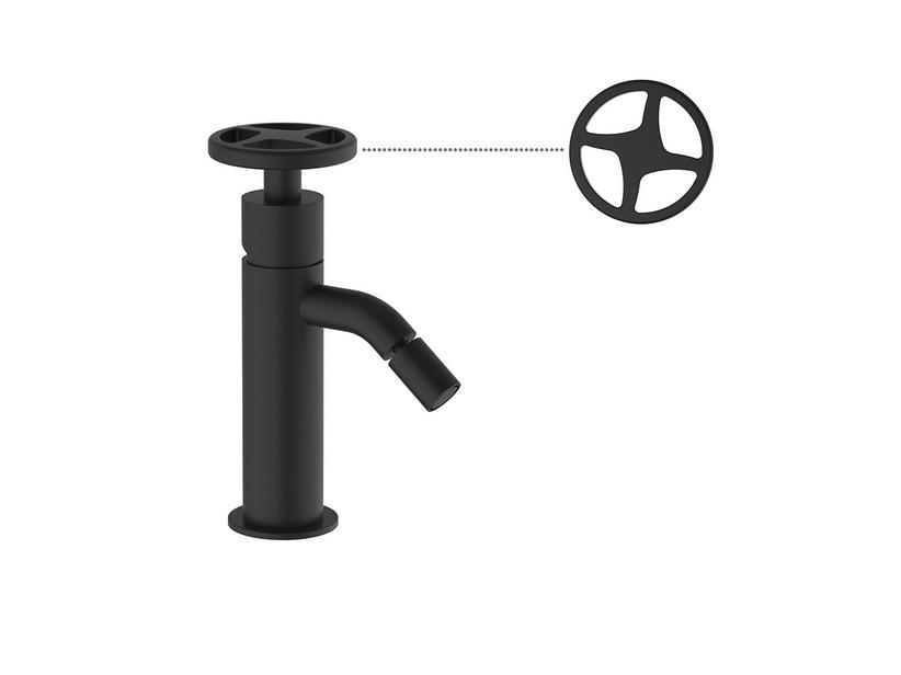 Mitigeur monocommande de bidet York noir mat | IperCeramica Mitigeur monocommande de bidet York noir mat | IperCeramica