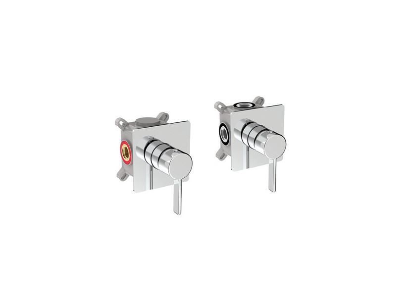 Mitigeur monocommande douche encastré avec inverseur 2 voies Ania chrome | IperCeramica Mitigeur monocommande douche encastré avec inverseur 2 voies Ania chrome | IperCeramica