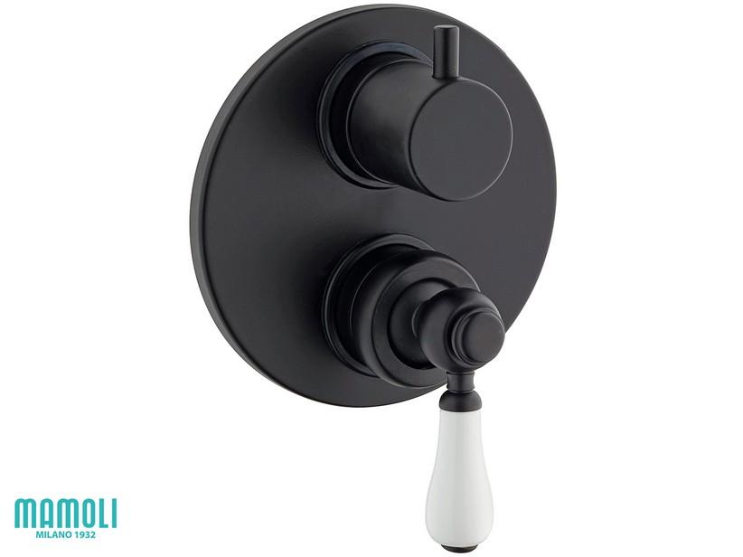 Mitigeur monocommande douche encastré avec inverseur Toscana noir mat | IperCeramica Mitigeur monocommande douche encastré avec inverseur Toscana noir mat | IperCeramica