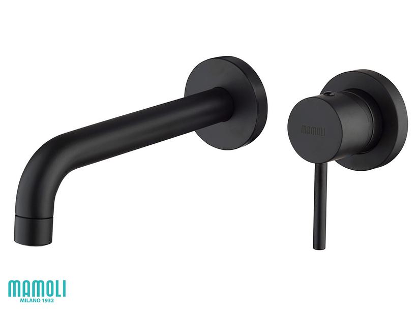 Mitigeur mural monocommande de lavabo Pico noir mat | IperCeramica Mitigeur mural monocommande de lavabo Pico noir mat | IperCeramica