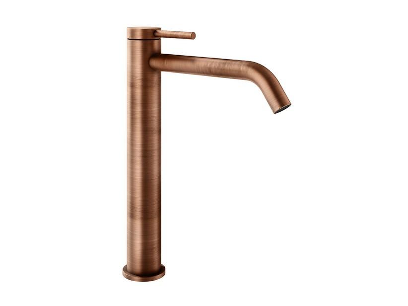 Mitigeur de lavabo haut Stelo H21 sans bonde cuivre brossé | IperCeramica Mitigeur de lavabo haut Stelo H21 sans bonde cuivre brossé | IperCeramica