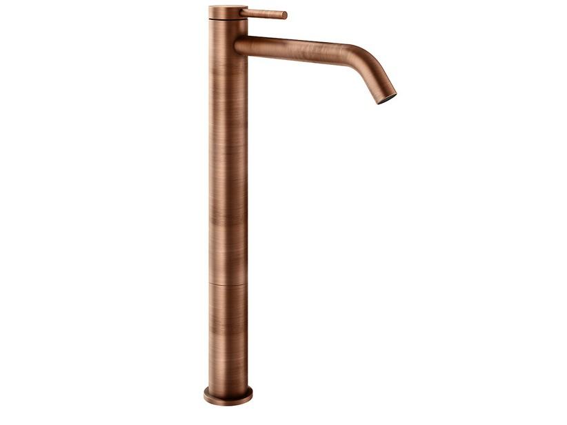 Mitigeur de lavabo haut Stelo H33 sans bonde cuivre brossé | IperCeramica Mitigeur de lavabo haut Stelo H33 sans bonde cuivre brossé | IperCeramica