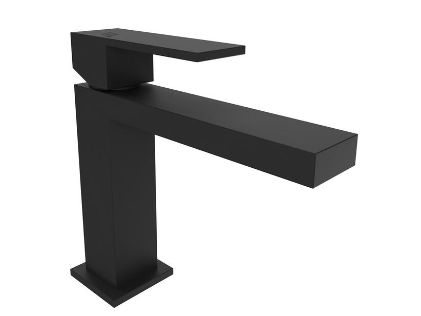 Mitigeur monocommande de lavabo Krono noir mat | IperCeramica Mitigeur monocommande de lavabo Krono noir mat | IperCeramica