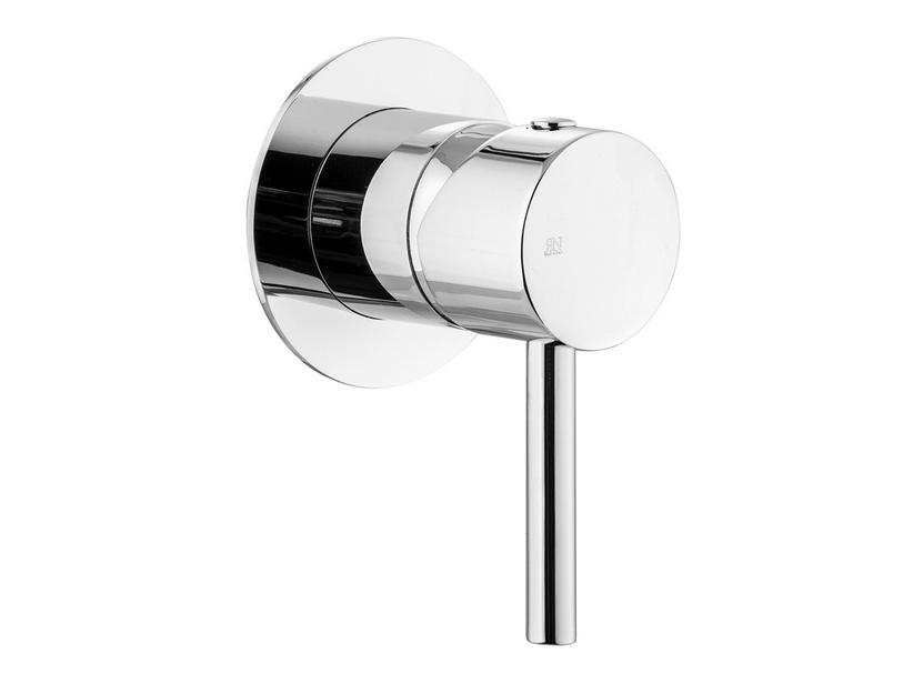 Plaque pour mitigeur monocommande de douche encastrable Stelo chrome | IperCeramica Plaque pour mitigeur monocommande de douche encastrable Stelo chrome | IperCeramica