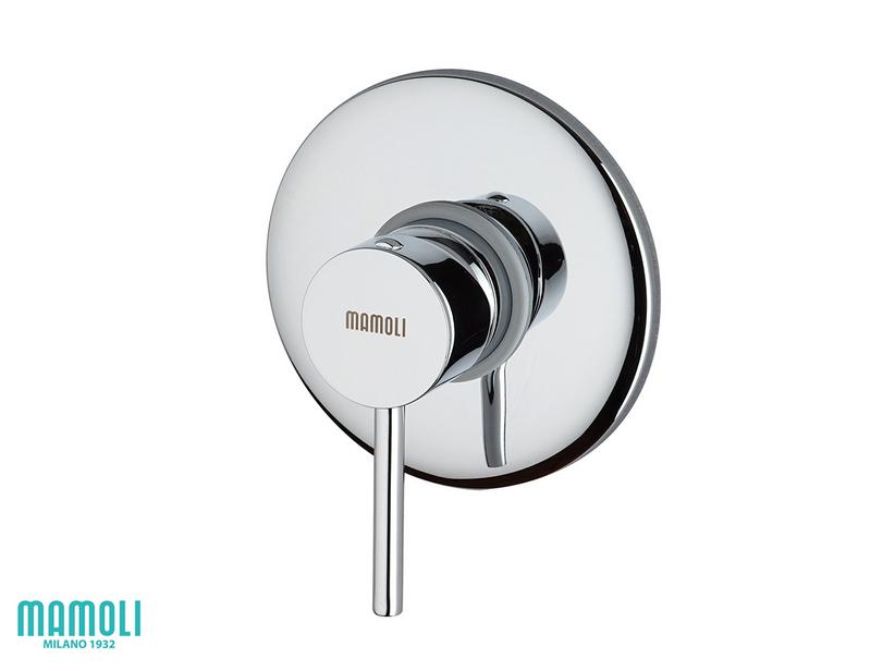 Plaque pour mitigeur monocommande douche encastrable chrome | IperCeramica Plaque pour mitigeur monocommande douche encastrable chrome | IperCeramica