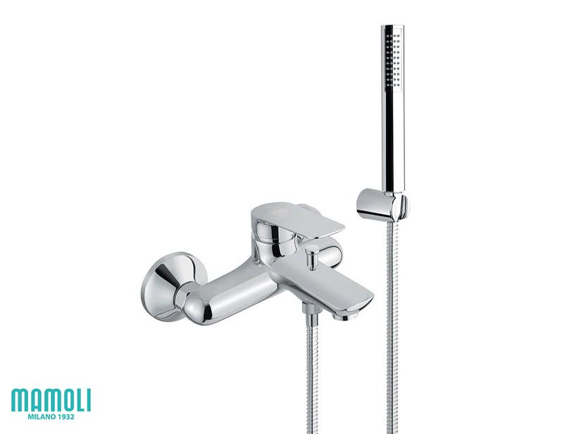 Mitigeur de baignoire Cecilia avec kit de douche chrome | IperCeramica Mitigeur de baignoire Cecilia avec kit de douche chrome | IperCeramica