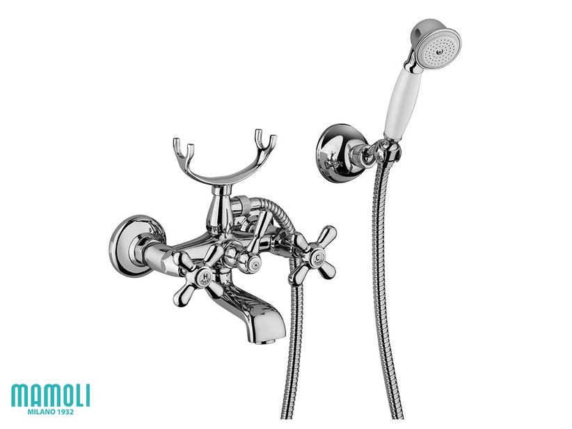 Mélangeur Epoque pour baignoire avec kit douche chrome | IperCeramica Mélangeur Epoque pour baignoire avec kit douche chrome | IperCeramica