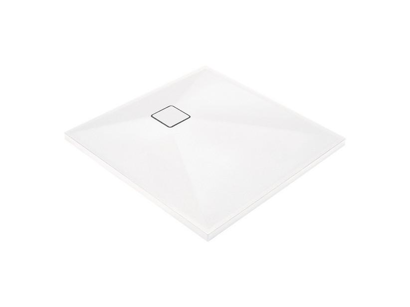Receveur de douche Correo 90x90 cm résine-granit blanc albâtre | IperCeramica Receveur de douche Correo 90x90 cm résine-granit blanc albâtre | IperCeramica