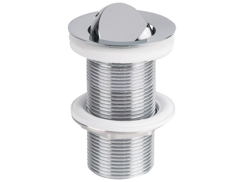 Bonde de lavabo/bidet Avax H90 mm sans trop plein laiton chrome | IperCeramica Bonde de lavabo/bidet Avax H90 mm sans trop plein laiton chrome | IperCeramica