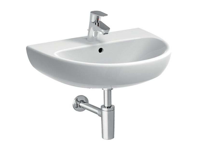 Lavabo à colonne Geberit Selnova monotrou 65X50 Blanc | IperCeramica Lavabo à colonne Geberit Selnova monotrou 65X50 Blanc | IperCeramica