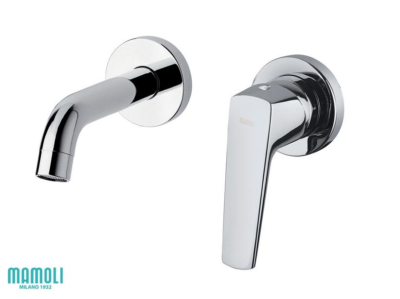 Mitigeur mural monocommande de lavabo Spartaco chrome | IperCeramica Mitigeur mural monocommande de lavabo Spartaco chrome | IperCeramica