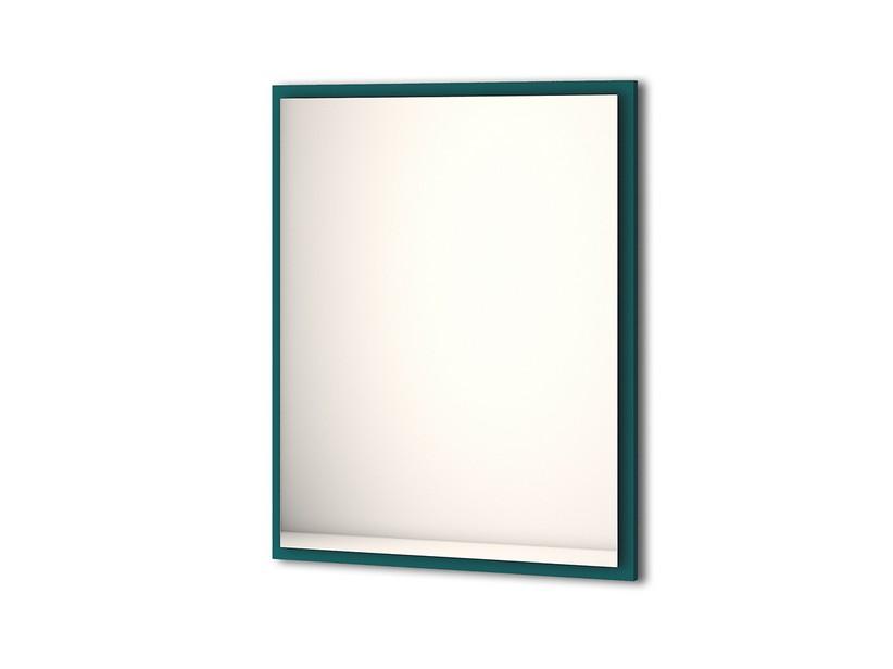 Miroir de salle de bains avec lumière LED Classic 90x73 cm bleu pétrole | IperCeramica Miroir de salle de bains avec lumière LED Classic 90x73 cm bleu pétrole | IperCeramica