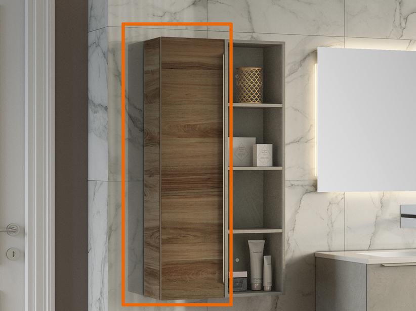 Elément mural salle de bains Trendy avec porte 25x22 cm h100 Belgravia | IperCeramica Elément mural salle de bains Trendy avec porte 25x22 cm h100 Belgravia | IperCeramica