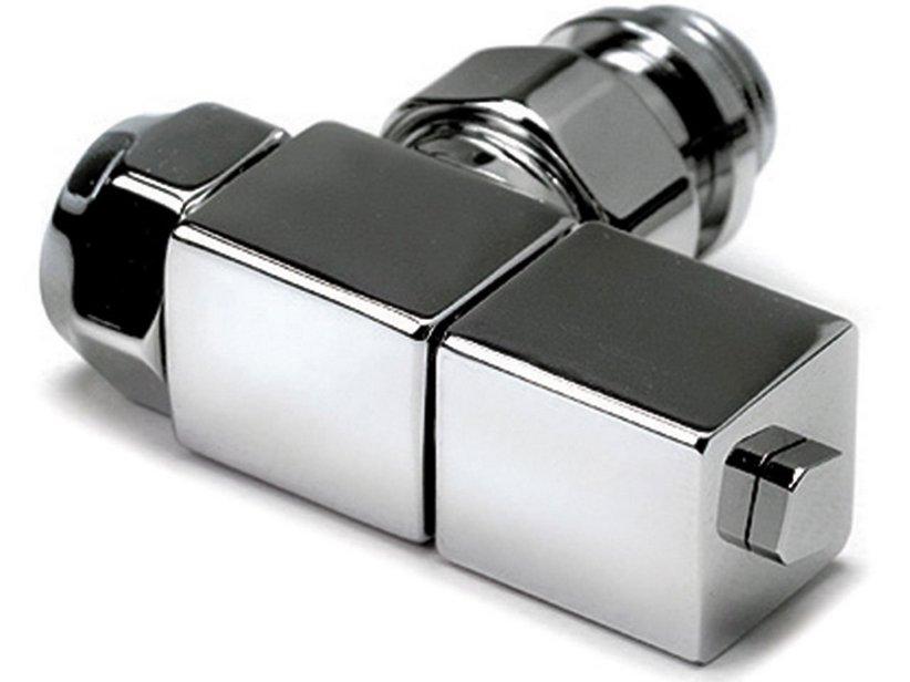 Robinet de radiateur carré Esedra chrome | IperCeramica Robinet de radiateur carré Esedra chrome | IperCeramica